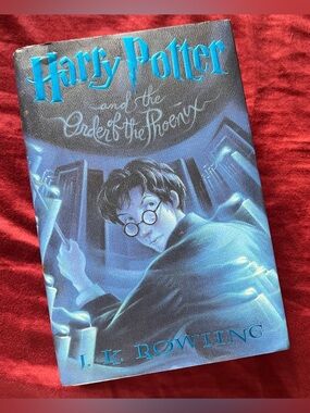 Hardcover Harry Potter Order of the Phoenix Series by J.K. Rowling Blue Book
